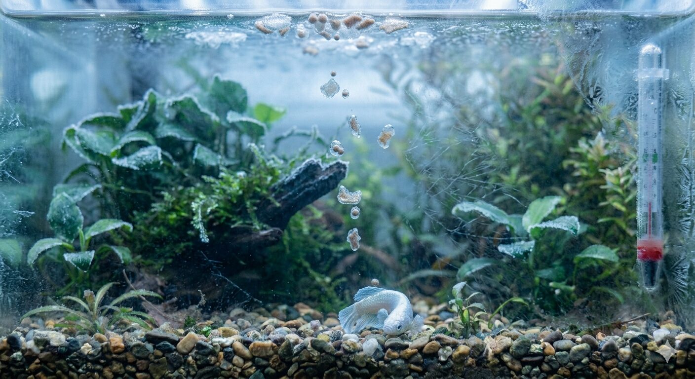 メダカ 水温 低い